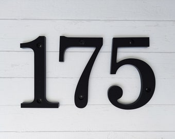 Lettere tradizionali e più larghe da 5 pollici, numeri civici