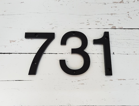 8 Inch Classic House Numbers Letters | Etsy