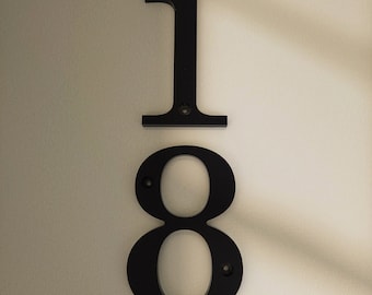 10 pollici Tradizionale & Wider, Lettere numeri di casa