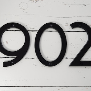 5 pulgadas Art Deco & Wider, Modern House Numbers Letras