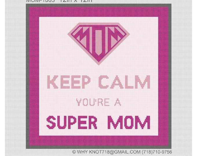 Mother's Day Gift- Hand-painted Needlepoint Canvas Perfect Gift for Mother's Day (MOM-1003 )