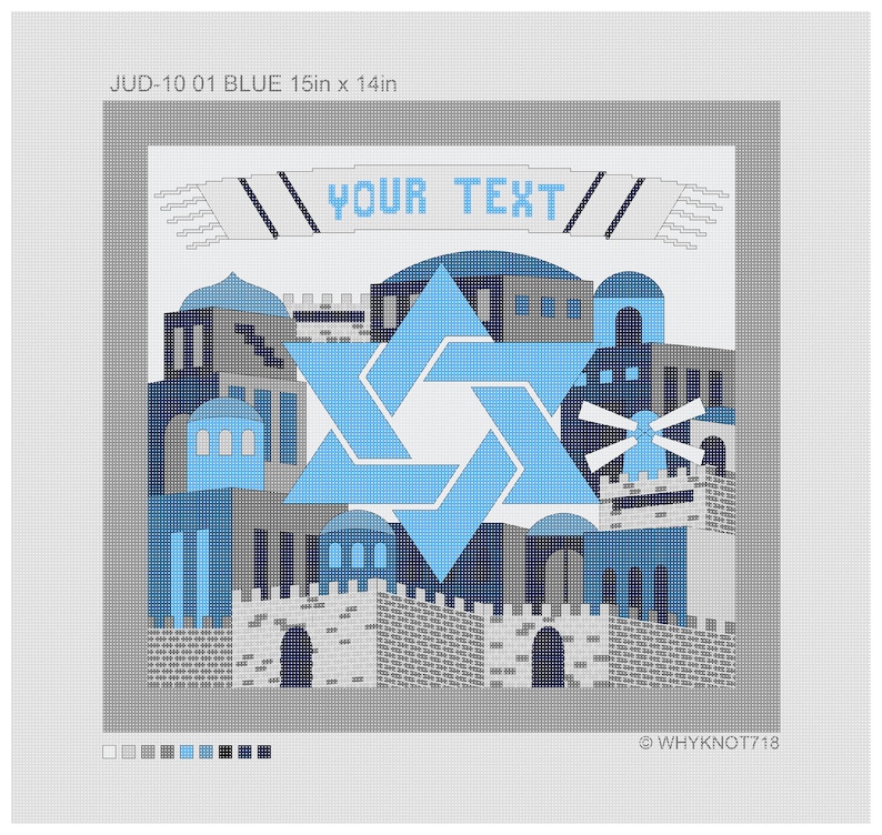 Needlepoint Handpainted Judaica Canvas Tefillin, Tallit Bag Etsy