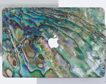 Oil Emerald Glitter Marble Protective Sleeve Plastic Hard Case Cover for MacBook 13 Pro Air 13 Air 11 Pro 16 Pro 15 Retina Shell Case Cover