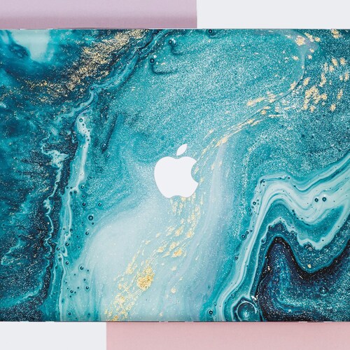 Blue Marble Macbook Air 13 Case Macbook Pro 13 Inch Marble Art Etsy