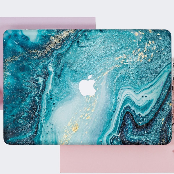 Marble Laptop Case Etsy