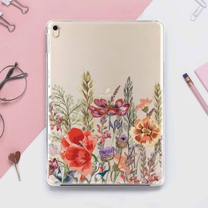 Wild Flowers iPad 10.2 2019 Cover Botanical iPad Mini 2019 Case iPad Air 2019 Case iPad Pro 10.9 Smart Cover Tablet Floral  Gift DE0252