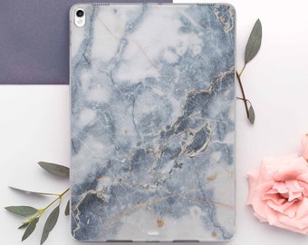 Gray Marble iPad 10.2 2019 Cover iPad Mini 2019 Case Stone Granite iPad Air 2019 Case iPad Pro 10.9 Smart Cover Tablet Nature Stone DE0214