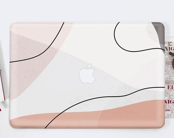 Lines Artwork Macbook Pro 14 M1 Case Macbook Pro 16 A2485 Case Mac Pro 13 15 16 Touch Bar Retina Abstract Print MacBook Air 2020 Case DE0548