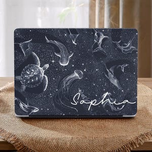 Cosmic Marine Life Coque rigide pour macbook, nouveau MacBook Pro 16 15 Macbook Air 15 14 13 MacBook Retina 15 13 Apple Laptop 2022 2021 Housse BB014