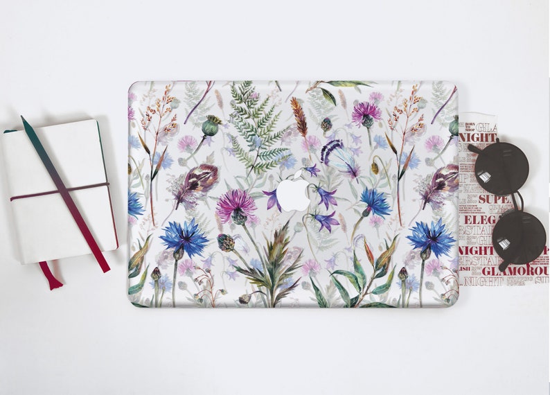 Wildflowers Macbook Air 13 2018 Laptop Hard Case Flowers Case Etsy