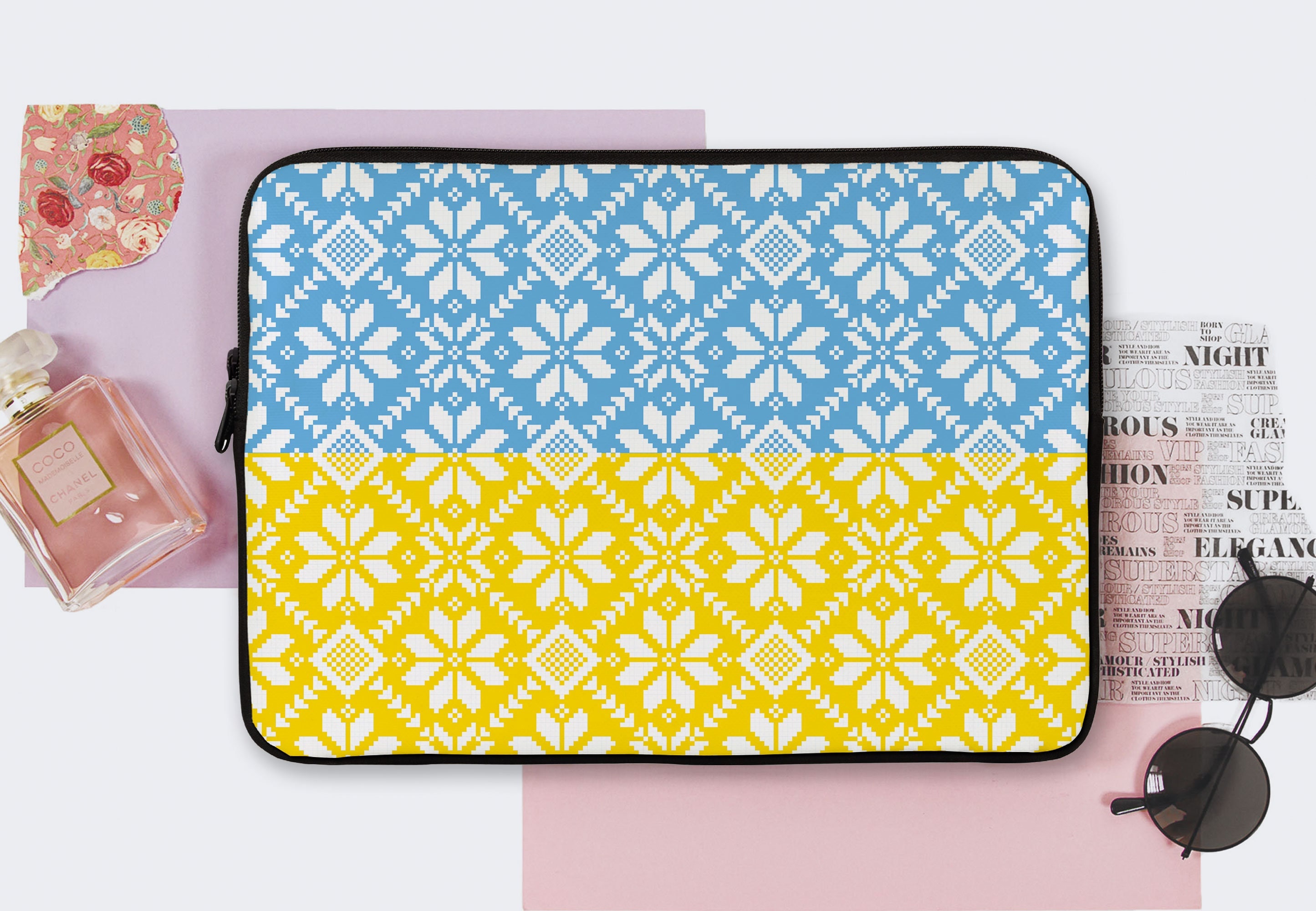 Ukrainian Flag 15.5 Sleeve Asus Laptop Polyester Bag 