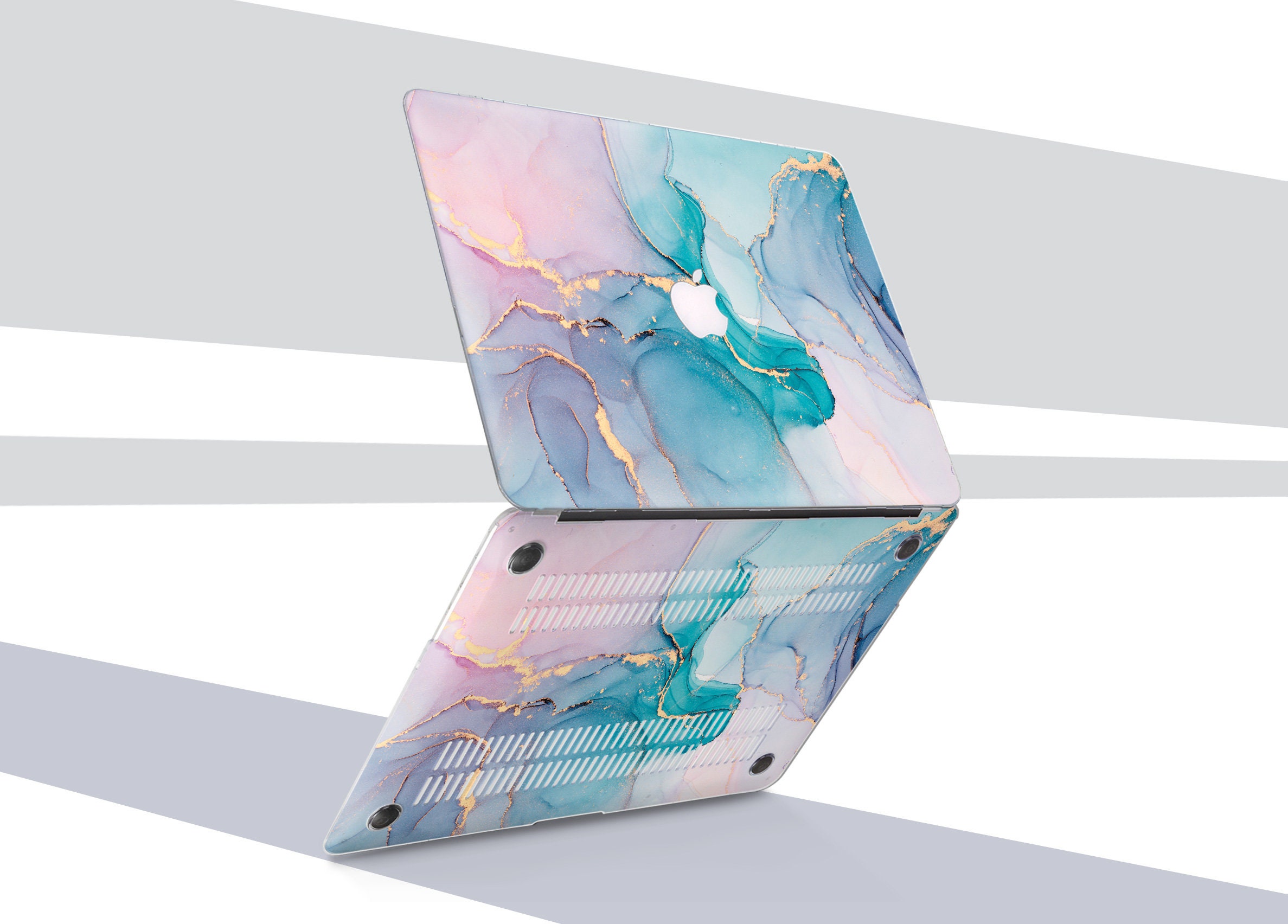 Turquoise Marble Macbook Pro 16 Inch Case Macbook Air 13 Inch Etsy
