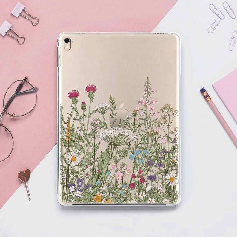 Wildflowers iPad 10.2 2019 Cover Floral iPad Mini 2019 Case iPad