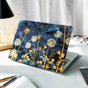 Macbook Dandelions Pro 15-hoesje 2019, Van Gogh Elegante Macbook Pro Retina-hoes, MacBook Pro 13 harde hoes, MacBook Pro 16 M1/M2-hoes KK138