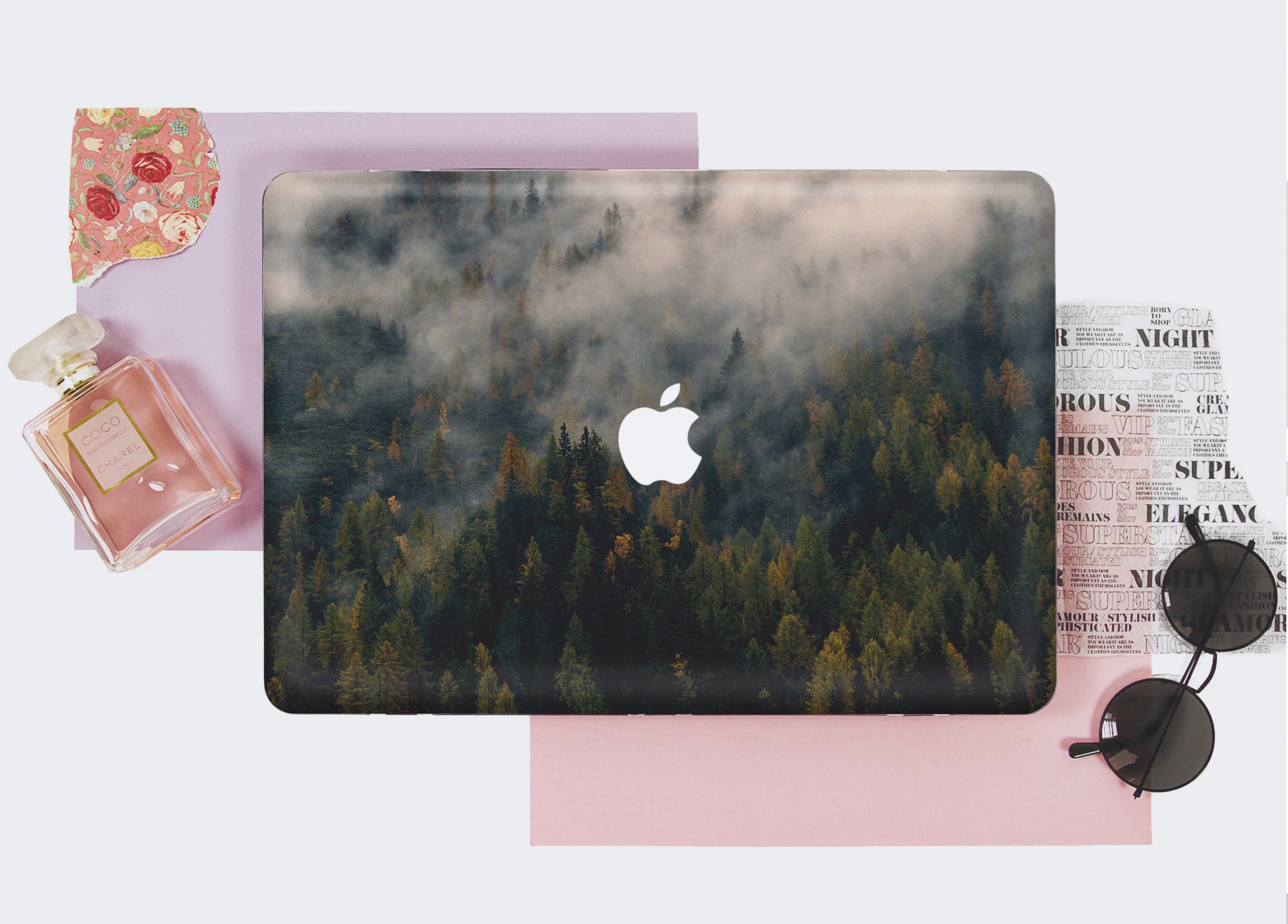 Foggy Forest MacBook Pro 14 A2442 Case Forest MacBook Pro 16 