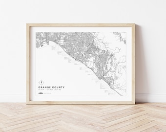 Orange County Surf Map