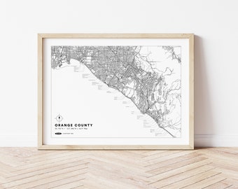 Orange County Surf Map