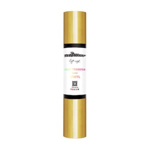 Teckwrap PU Heat Transfer Vinyl Roll - Gold - 12&quot; x 5 feet
