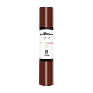 Teckwrap PU Heat Transfer Vinyl Roll - Brown - 12&quot; x 5 feet