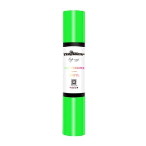 Teckwrap PU Heat Transfer Vinyl Roll - Neon Green - 12&quot; x 5 feet