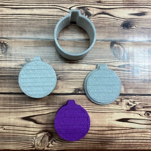 Four Stripe Ornament Bath Bomb Mold Press
