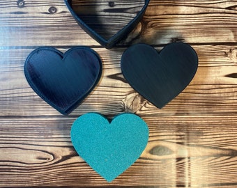 Plain Flat Heart Bath Bomb Mold Press