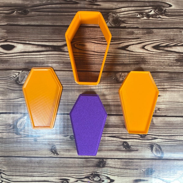 Molde de bomba de baño con forma de ataúd