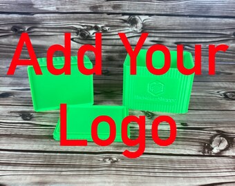 Add Your Logo Rectangle Mold Press 2.5" 3" 3.5" 4" 5" three piece mould bath bomb shower steamer molds custom supplies plastic