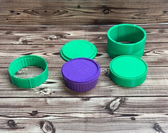 3D Crème Brûlée Pot Bath Bomb Mold Press