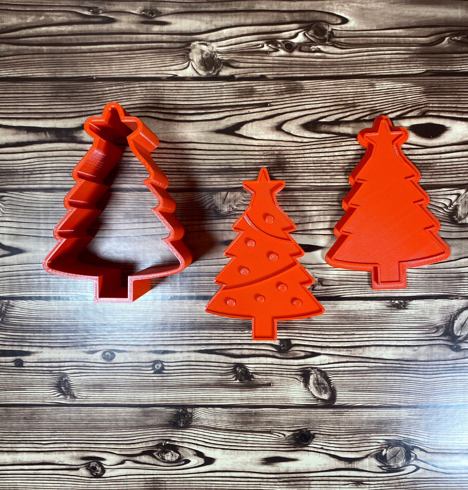 Flat Christmas Tree Bath Bomb Mold Press Etsy