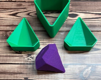 3D Diamond Bath Bomb Mold Press