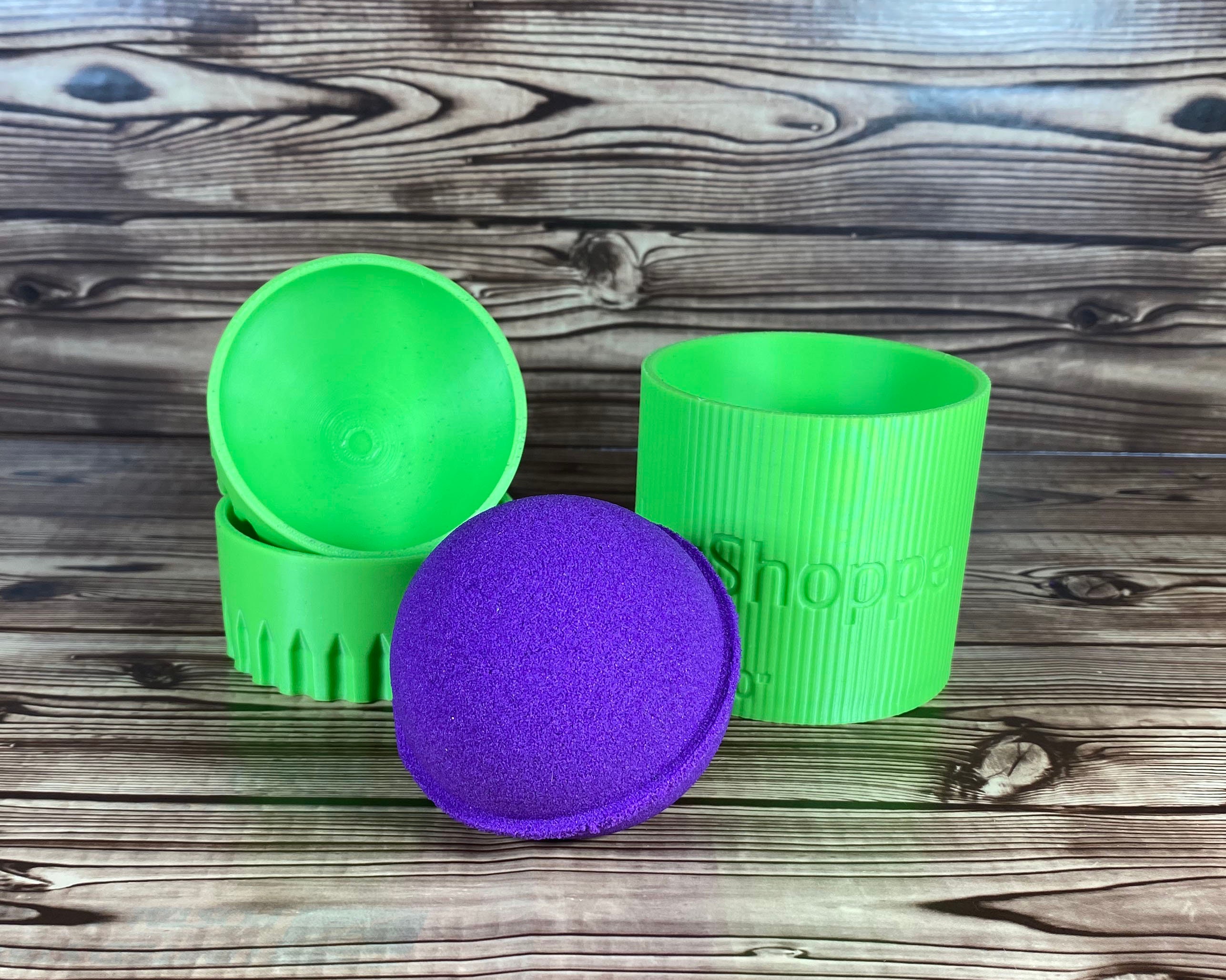 3D Printed 3 Piece Bath Bomb Mold Press 