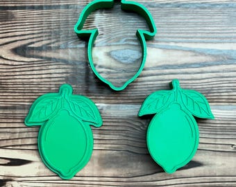 Lemon Leaves Shampoo Bar or Bath Bomb Mold Press
