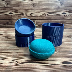 Dome Shampoo Bar Mold Press all sizes three piece mould puck disc soap conditioner diy supplies plastic PLA