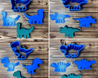 Set Dinosaurs Mold Press Set of 4