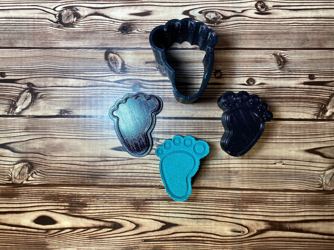 Plain Baby Foot Bath Bomb Mold Press Etsy