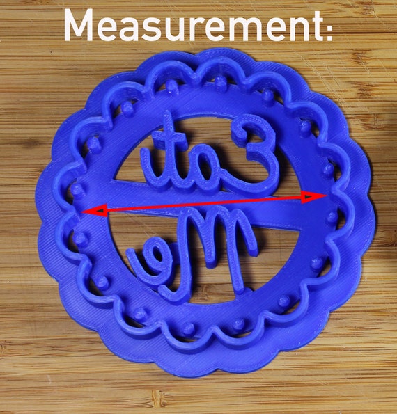Tape Measure Measuring Tape Cookie / Fondant Cutter 
