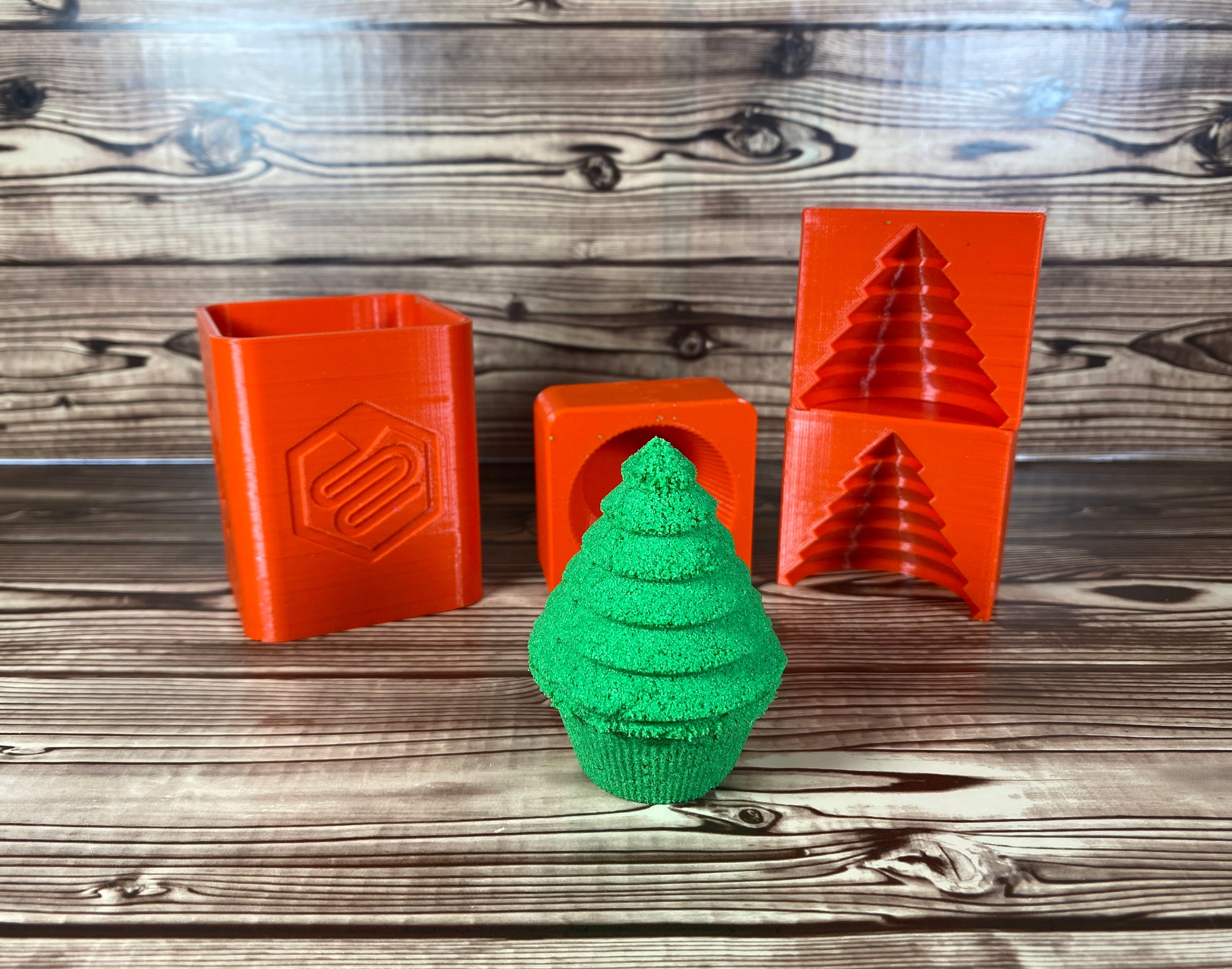 3D Christmas Tree Bath Bomb Mold Press Etsy