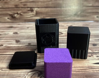 Flat Rounded Edge Square Mold Press 1.5" 2.25" 2.5" 3" 3.5" three piece mould cube bath bomb shower steamer shampoo bar molds custom