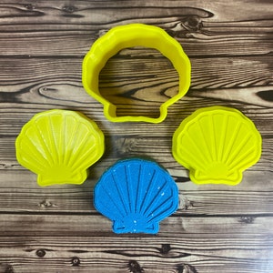 Flat Seashell Bath Bomb Mold Press