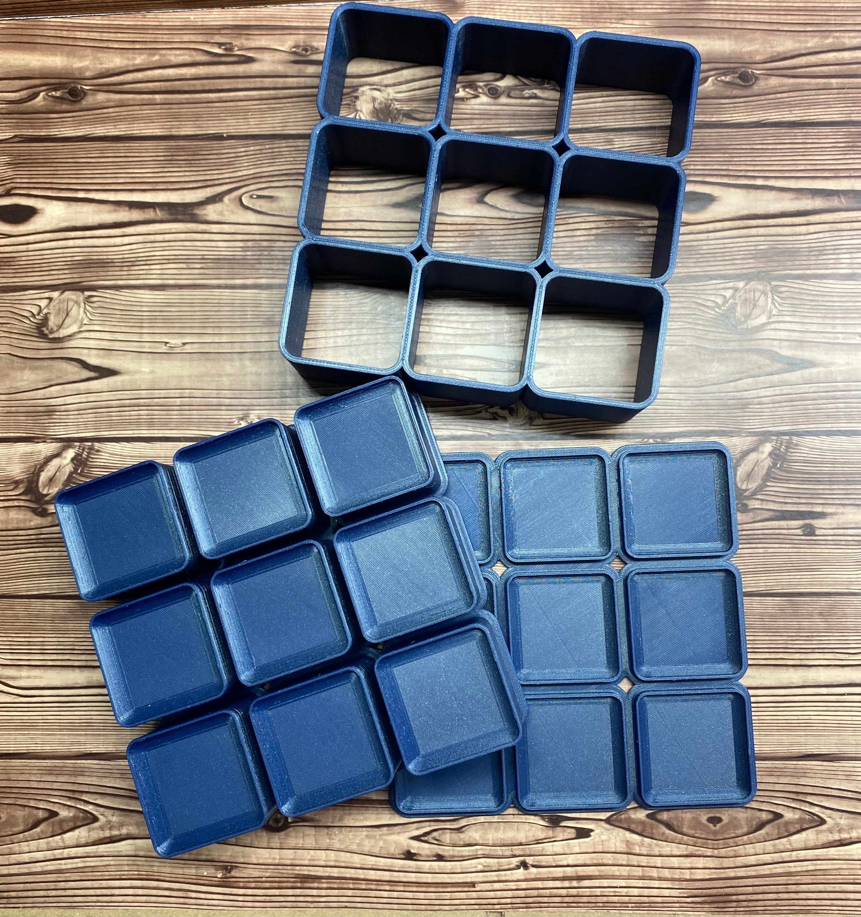 Silicone Ice Tray / Mold - 1.25 Cube - 15 Molds - 1 Count Box