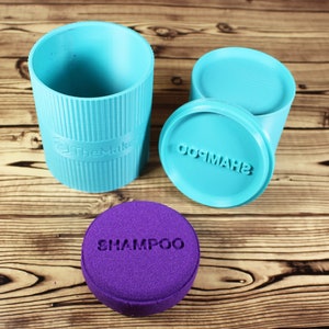 Shampoo Conditioner Set Stamp Bar Mould Press 2.5 2.75 3 3.25 3.5 3.75 4 5 driedelige mal puck zeep conditioner plastic 3D geprint afbeelding 4