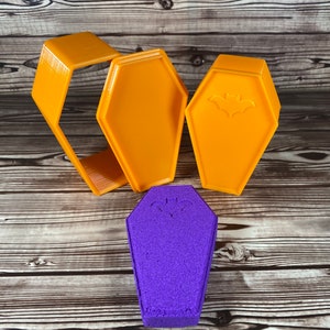 Coffin with Bat Bath Bomb Mold Press