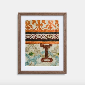 Peruvian Abstract Pattern (colored textures) - Print, Frame