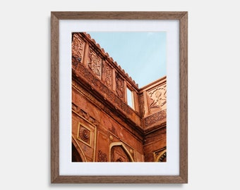 Ein Stück Agra (farbige Texturen) - Print, Frame