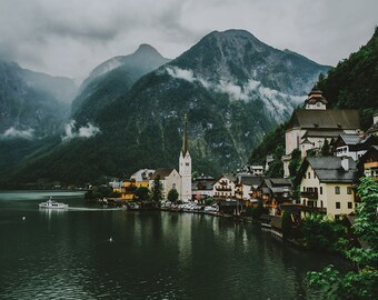 Hallstatt, das schönste Dorf Europas - (Digitaldruck)