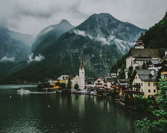 Hallstatt, the most beautiful village in Europe - (Digital Print Only )