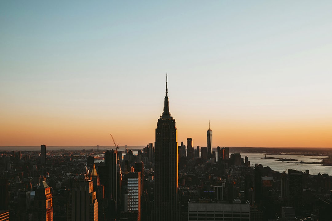 New York City, Empire State Building Sunset Shot - (digital Print Only ...