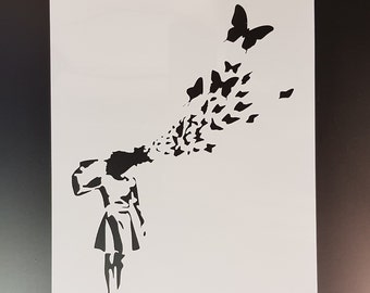 Unicorn wall art stencil,Strong,Reusable,Recyclable