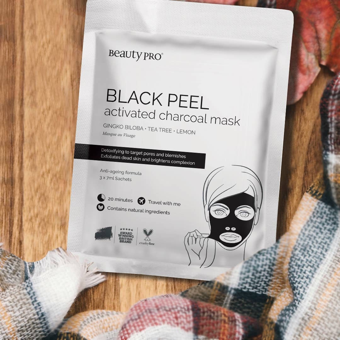 Beautypro BLACK PEEL Charcoal Mask Etsy